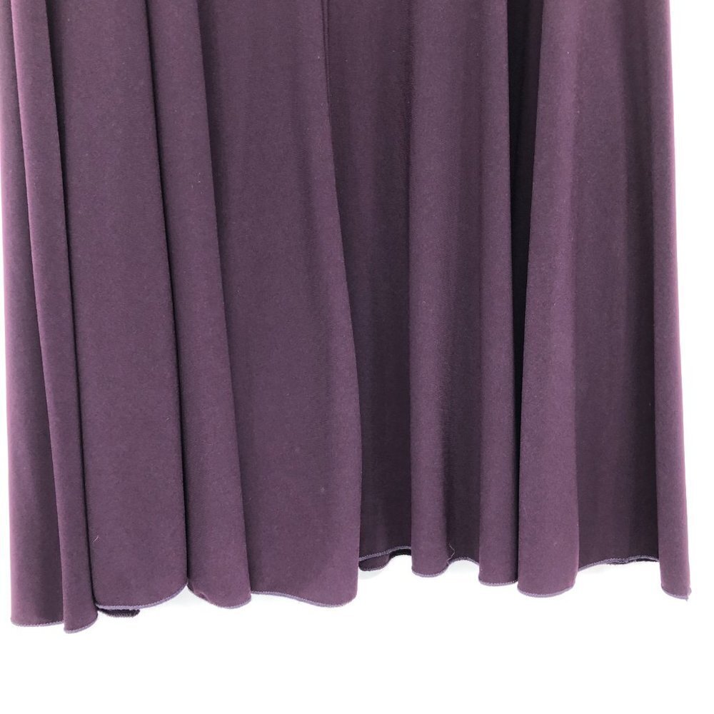 Fast Base Plum Flared Midi Skirt size L - Picture 10 of 13